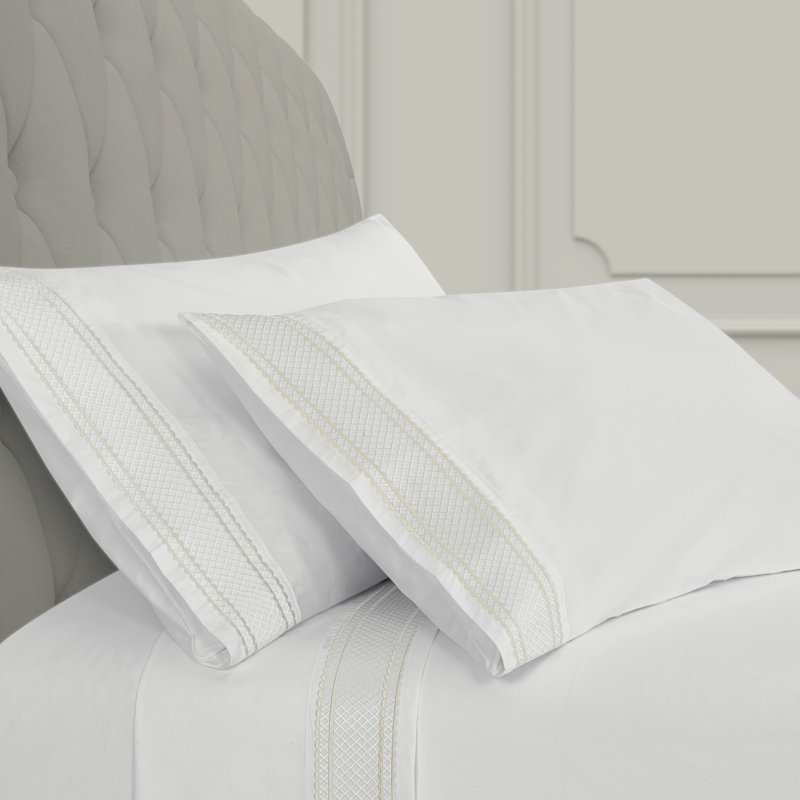 Monarch - Sheet Standard Pillow Case Pair, Standard, White