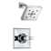 Dryden Pressure Balanced Shower Faucet with H2Okinetic Technology
