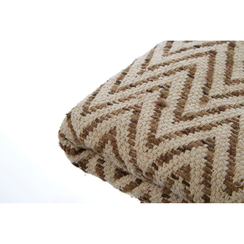 Ossie Waffle Throw Blanket, Neutral