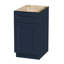 Meuble Shaker compact avec porte à fermeture douce et tablette ajustable