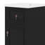 Meuble-lavabo de 20 pouces avec lavabo en céramique, porte à fermeture douce, tablette réglable et support de rangement fixé à la porte-1637899505