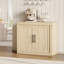 Buffet de 35,4 po avec rangement, armoire décorative Mid-Century moderne avec 2 portes, crédence de la console multimédia en bois pour le salon et la cuisine