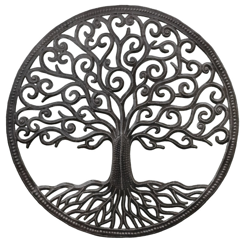 Arbre frisé avec bordure