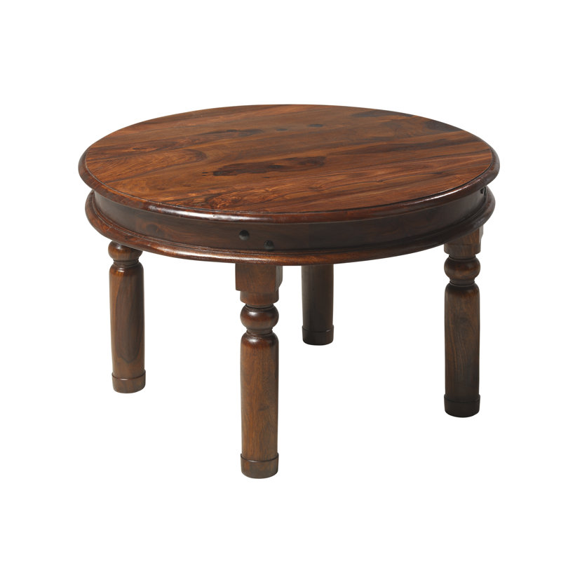 Indian Four Leg Coffee Table, 46cm H x 70cm W x 70cm D