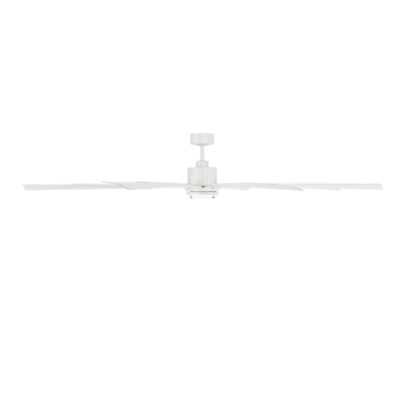Size Matters 8-Blade Smart Ceiling Fan With Remote Control Included, Works With Alexa and iOS / Android App, Matte Black, 65"