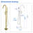 Floor Tub Spout with Diverter-63445203