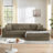 Sectional Sofa (Brown)