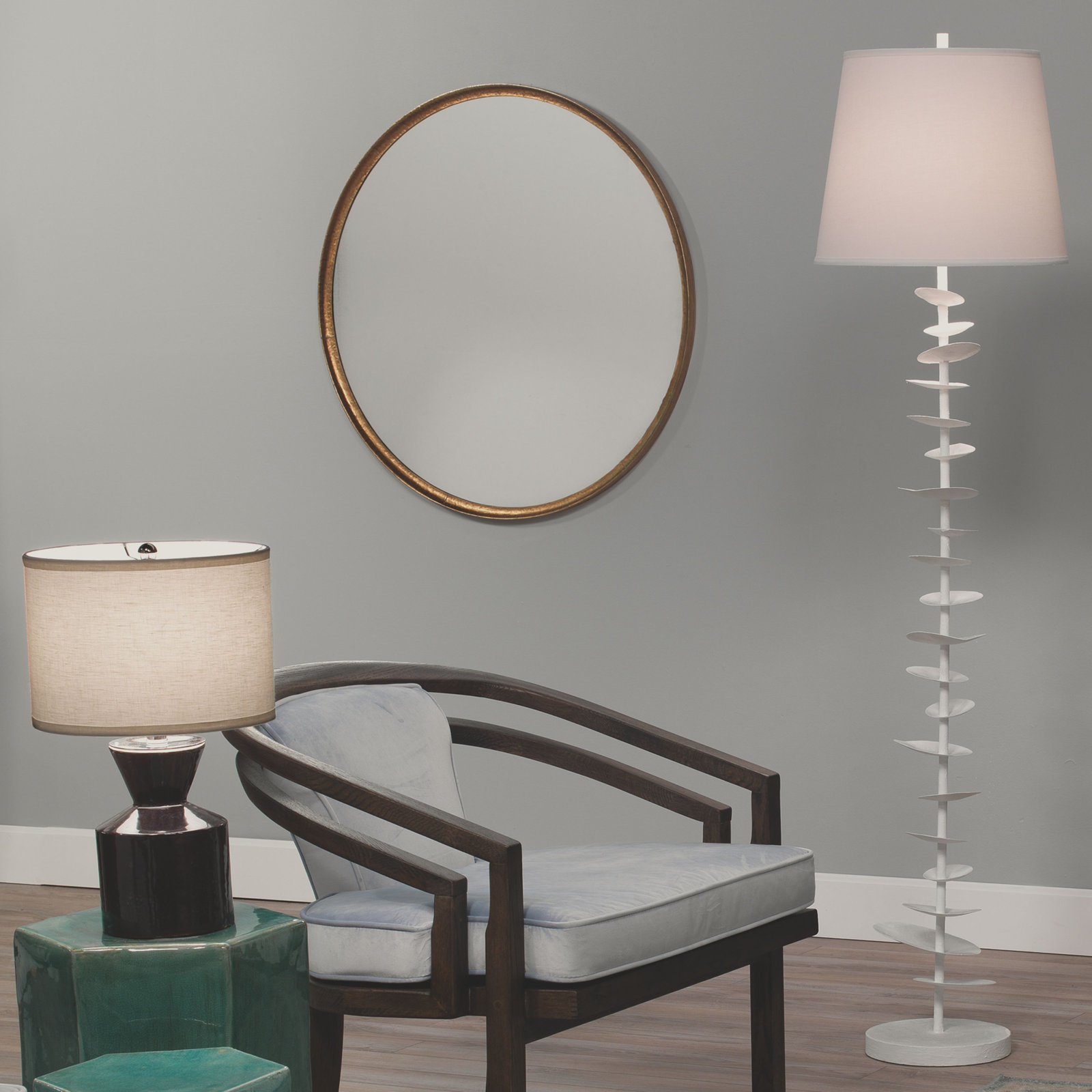 Refined 36" Accent Mirror, Gold