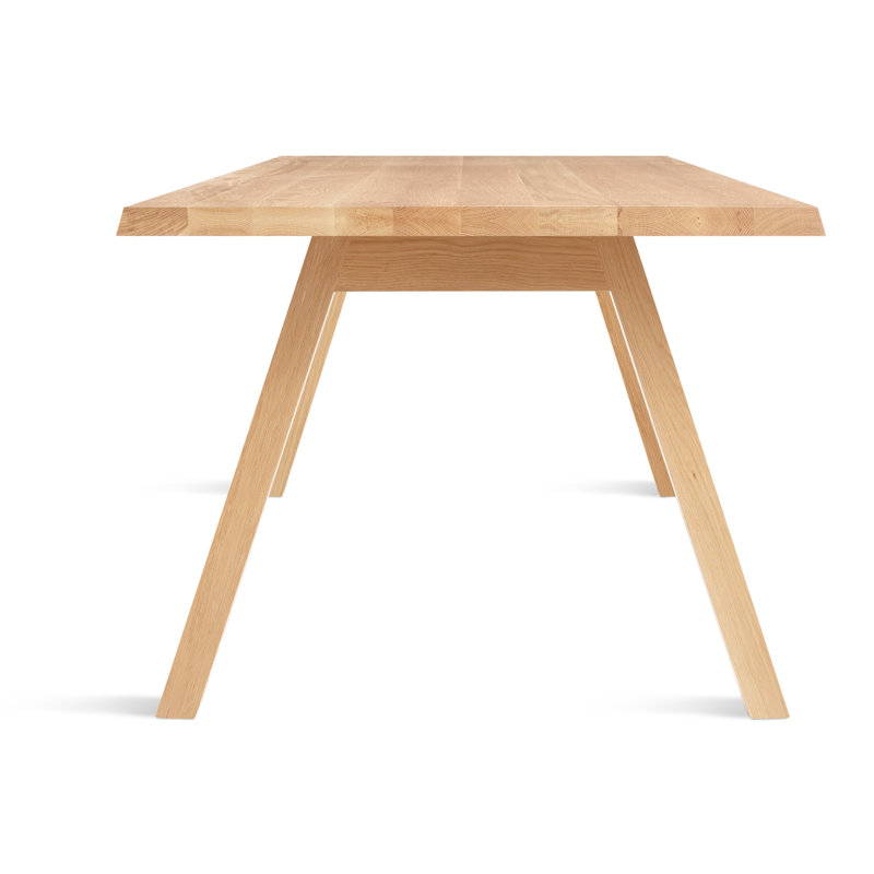 A Walk In The Park Solid Wood Dining Table, Walnut, 38" W x 90" L