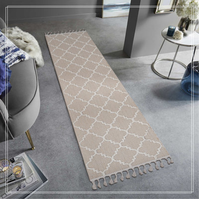 Tapis ivoire / treillis intérieur / extérieur