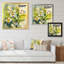 «Green and White Cherry Blossoms», reproduction d'art sur toile encadrée-1586397261-1586397264