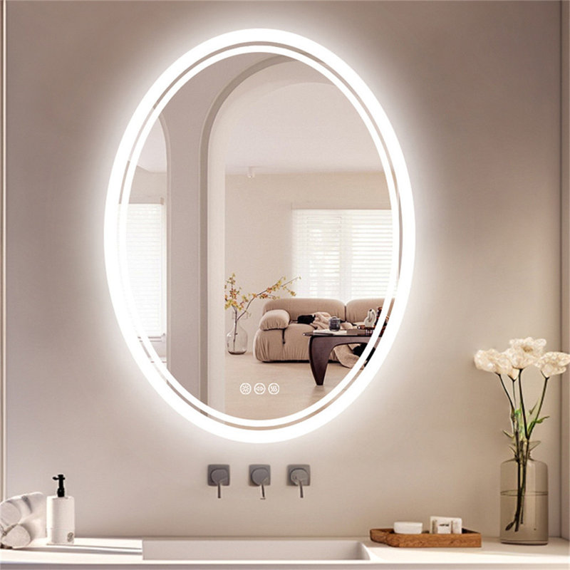 Alayyan Flat Wall Mirror, 70 H x 50 W