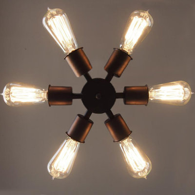 6 - Light Black Kitchen Island Pendant