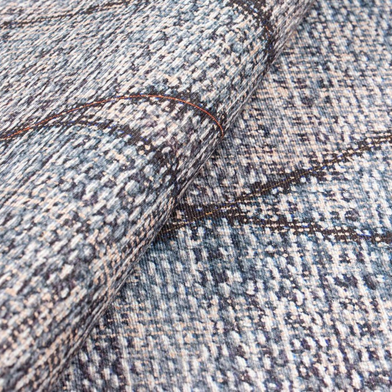 Deborrah Machine Woven Grey Rug, Rectangle 4'7" x 6'3"