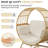 Egg Chair Outdoor Indoor, Oversized Rattan Chair With Thicken Cushion-1850854962-1850854861
