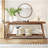 70.9 Inches Extra Long Farmhouse Console Table, Wood Entryway Table with 2-Tier Open Storage, Rustic Narrow Sofa Table Behind Couch for Hallway, Living Room, or Foyer, Rustic Brown-131859618