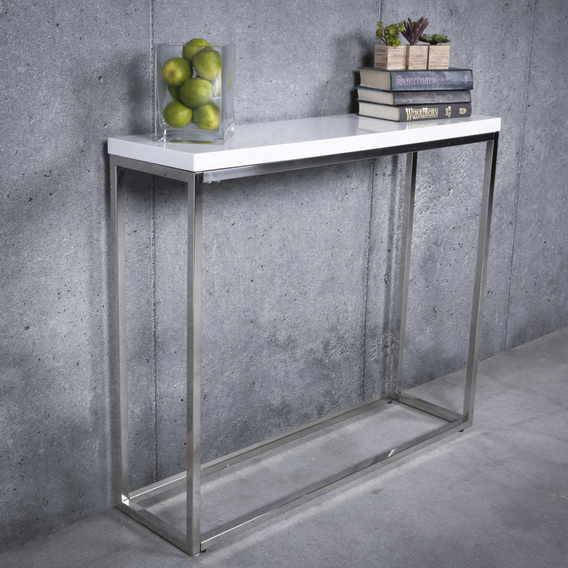 Console Ad Wilson, Blanc, Argent argent