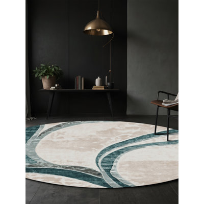 Tapis beige lavable à la machine