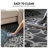 Padowski Floral Gray/Blue/Black Area Rug-1364761532