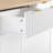 Fluted Kitchen Island With Storage (Not Include Stools)