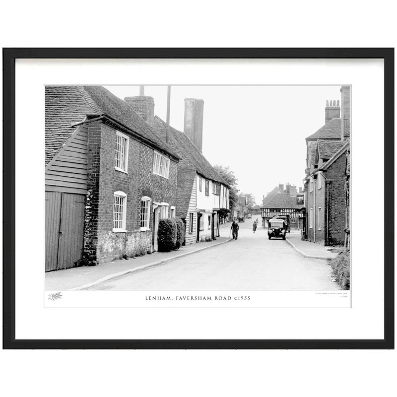 Lenham, Faversham Road C1955 by Francis Frith - Single Picture Frame Print, 60cm H x 80cm W x 2.3cm D
