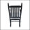 Grande chaise Adirondack berçante en bois massif Carkin