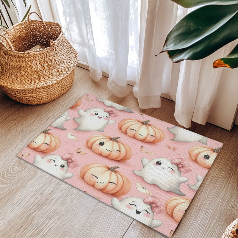 Tapis tressé Spook & Gourd, Rectangulaire 3 pi x 5 pi