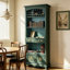 Buffet décoratif moderne en bois manufacturé vert