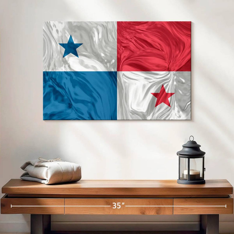 Optical Illusion Panama Flag, 16" H x 24" W