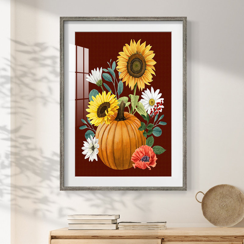 «Beautiful Fall I», reproduction encadrée, H 28,5 po x l 20,5 po, Vieilli