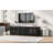 Marquala  TV Stand With Arched Glass Doors, 3 Drawers, 2 Cabinets With Adjustable Shelves-1137253277