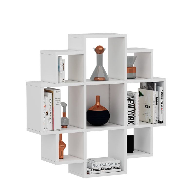 Zaria Cubby Shelf, White