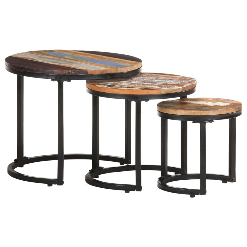 Solid Wood Top Nesting Tables