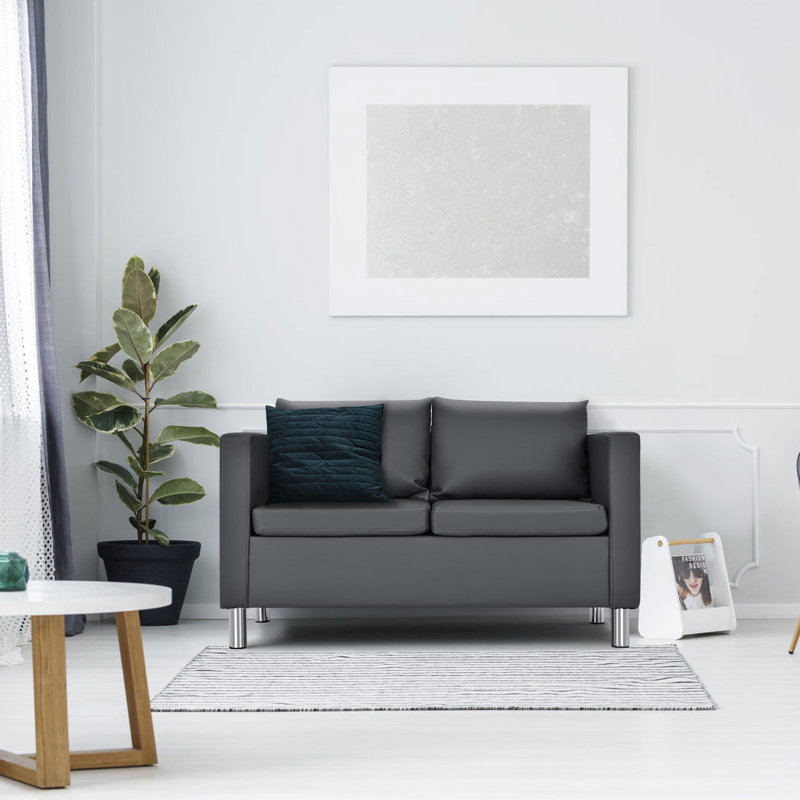 Gavalas 2 Seater Cotton Blend Loveseat