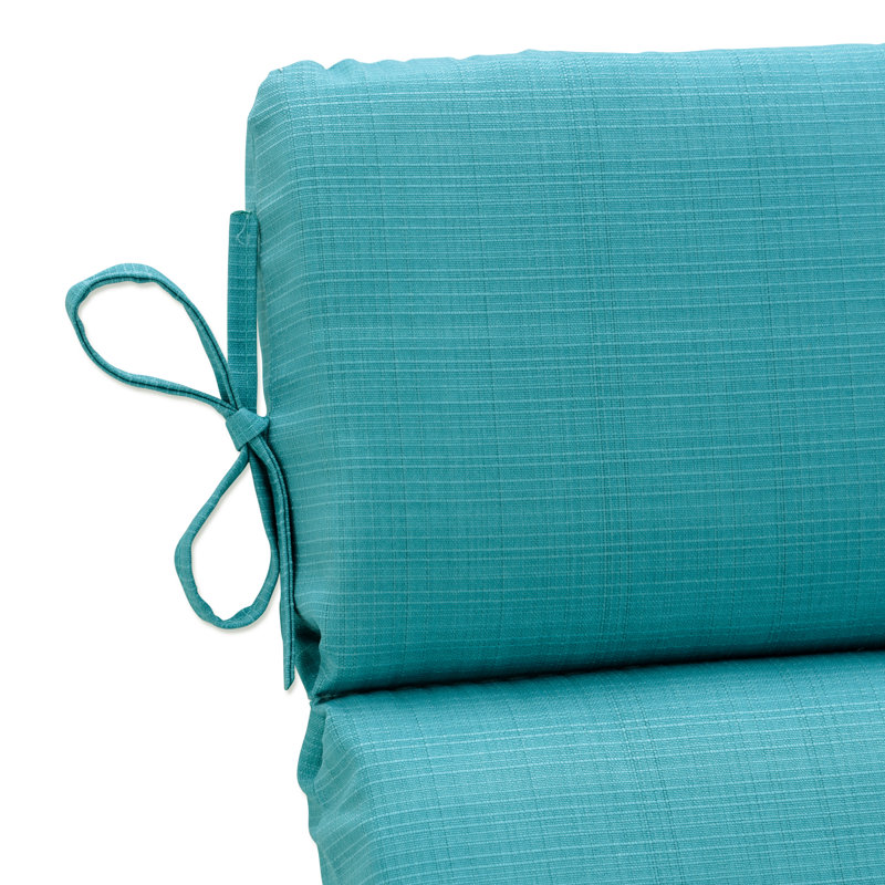 Coussin de chaise Renel, Turquoise