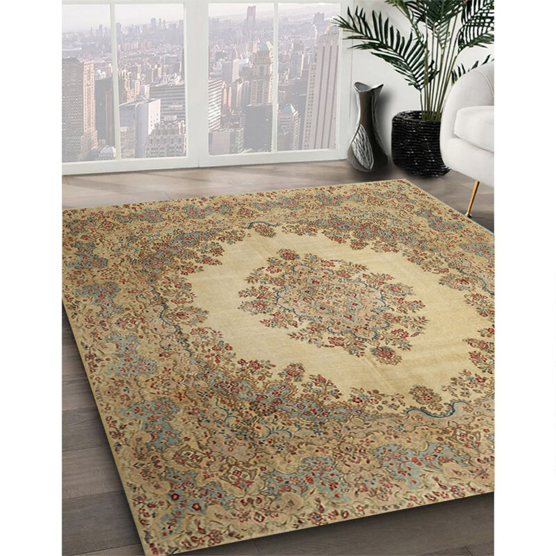 Damask Indoor Rug, Rectangle 8' x 10'