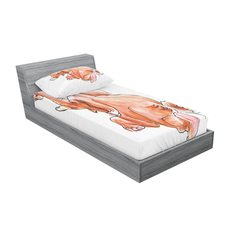 Microfiber Sheet Set, Twin Sheet Set with Pillowcase