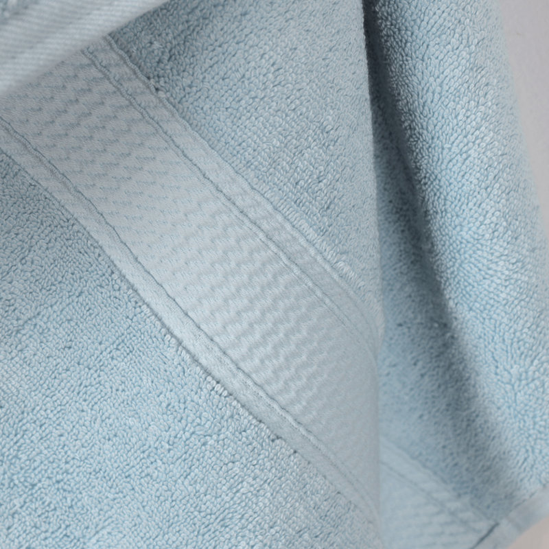 Ensemble de serviettes de bain en coton égyptien 800 pièces 2 pièces Renata , Bleu clair