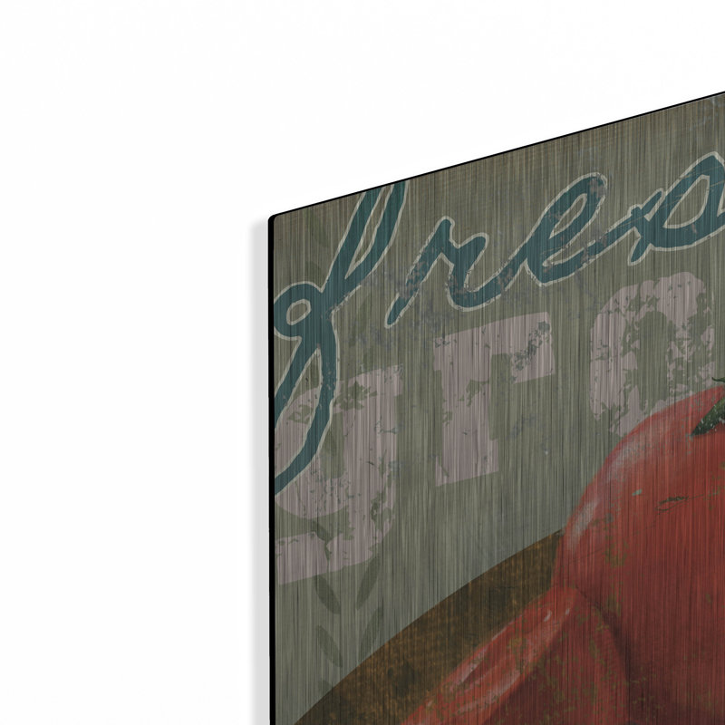  «Farm Fresh 2» par Fiona Stokes-Gilbert, art mural en métal, H 24 po x l 24 po