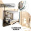 Miroir mural de salle de bain 36X30inch-653457081