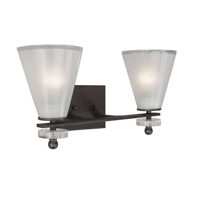 Aceves 2 - Light Dimmable Bath Bar, Antique Bronze
