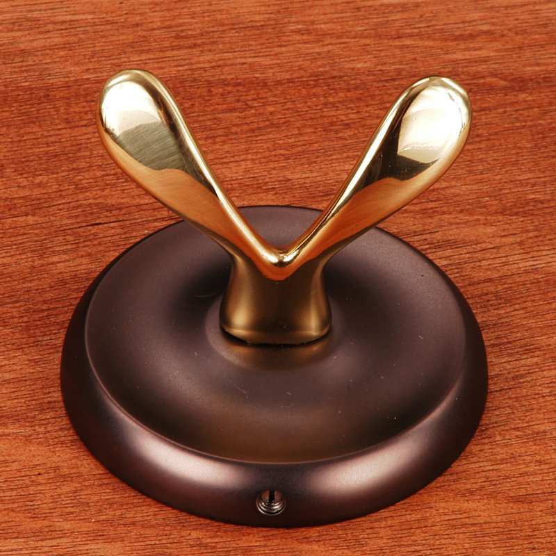 TP Series Metal Wall Wall Hook, Oil Rubbed Bronze / Brass