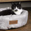 Floral Polyester Pet Bed