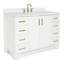 Freitas 48'' Solid Wood Single Bathroom Vanity-463623749-463623748-532015409