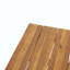 Table basse carrée en bois d'acacia, parfaite pour une utilisation intérieure et extérieure, durable et élégante