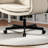 Upholstered Cross-Legged Office Chair With Adjustable Arms,Ergonomic Swivel Executive Chair With Headrest-1630913470