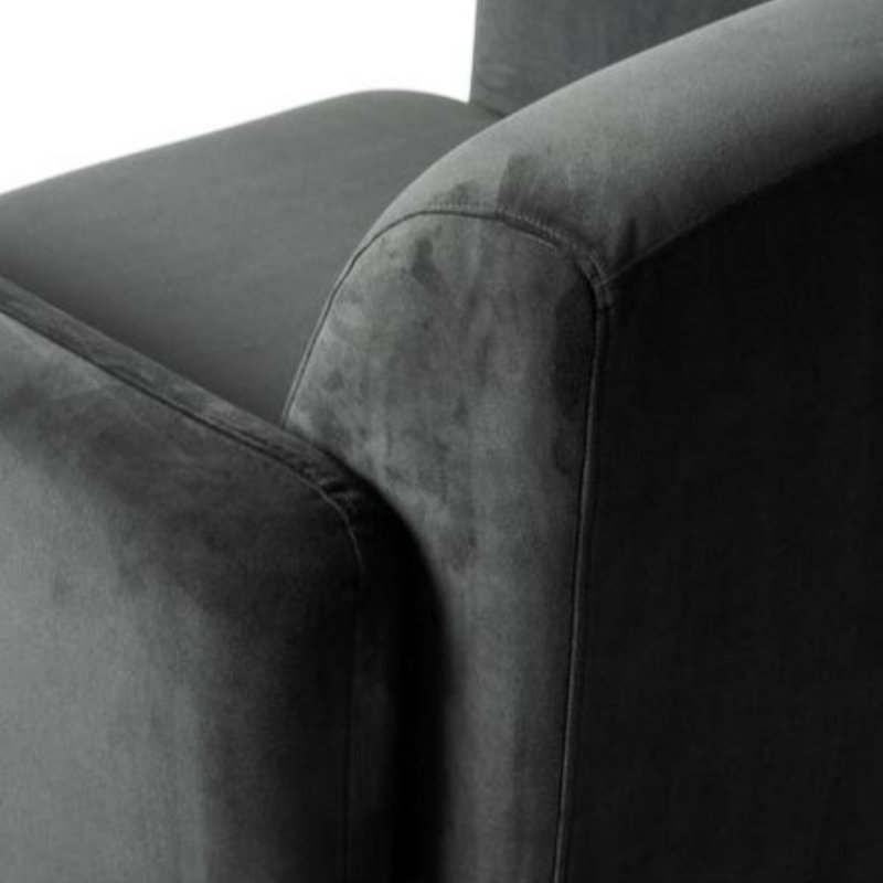 Fallon Armchair, Black Velvet