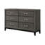 Ensemble de chambre à coucher à panneaux 5 pièces Trixy-493580958