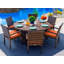 Ensemble de patio 16 pièces en rotin avec coussins Centralmont-144245760-150054046