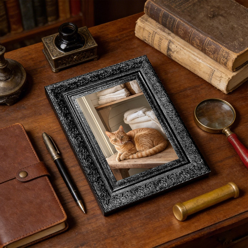 Single Picture Frame, Noir, 1, 8 po x 10 po